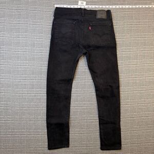 Levi's Men's 510 Skinny Fit Black Denim Jeans Size 33x32 Stretch